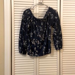 Off the shoulder blouse